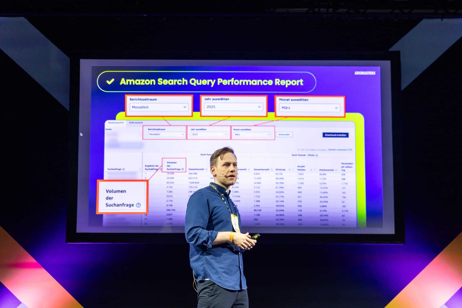 Tobias Dziuba bei der OMR Masterclass