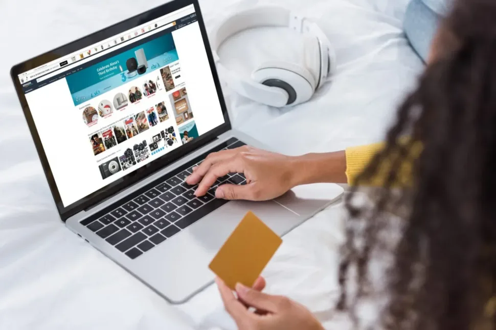 Online Shoping mit Kreditkarte